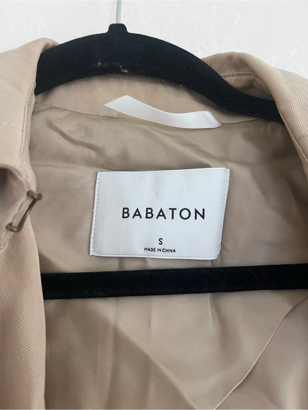 Babaton Maximo trench Coat